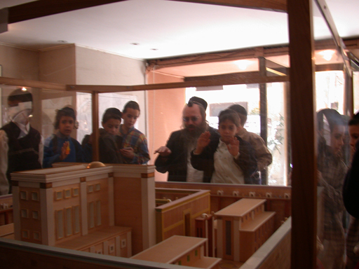 Model of Temple from West